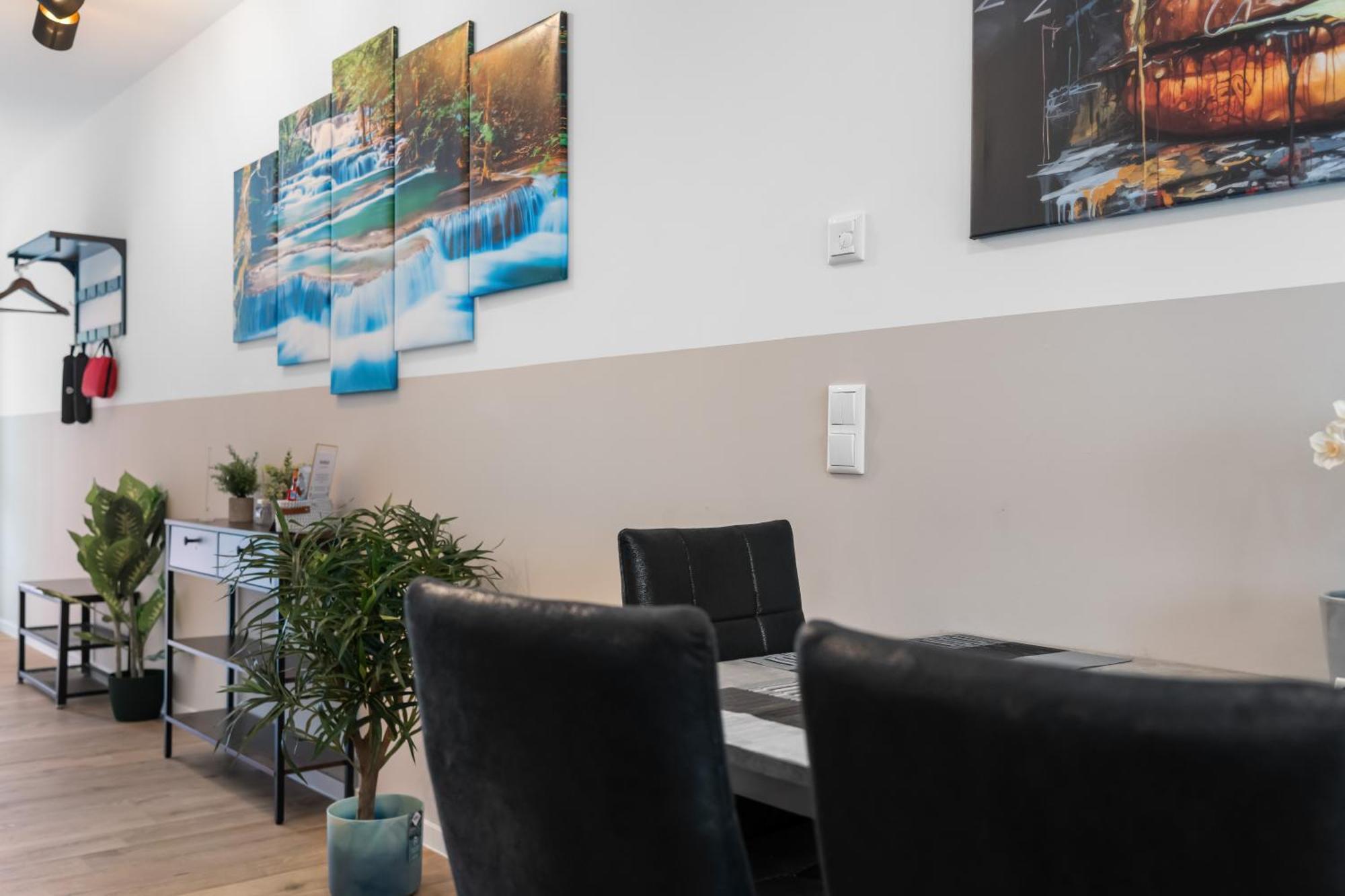 Design Luxus, Vollausstattung, Neubau, 30Min Hbf Leipzig 8, Naehe Flughfaen, Bmw, Dhl, Amazon Apartment Schkeuditz Luaran gambar